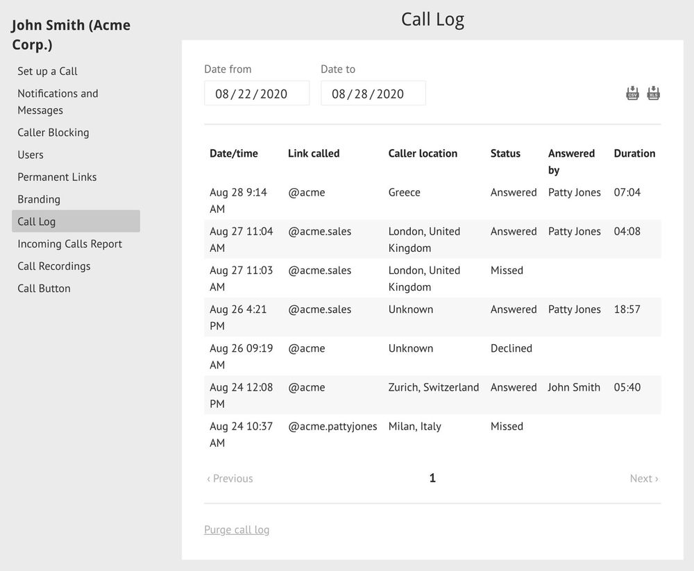 using-the-call-log-and-the-incoming-calls-report-gruveo